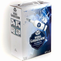 Водка Gorbatschow Platinum 44 (Горбачев Платинум) 3 литра